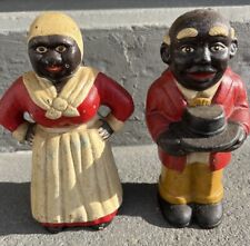 Mr.  and Mrs. Hurley Set Cast Iron Banks EUC picture