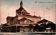 San Antonio Texas City Market Historic Landmark Streetview DB Postcard picture