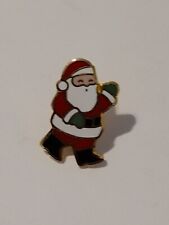 Santa Claus Figure Vintage Hallmark Cards Tack Lapel Pin picture