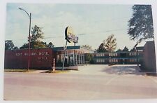 Ft. Williams Motel Sylacauga Alabama AL Talladega County Chrome Postcard 1960's picture
