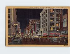 Postcard Broadway South from Sixth Street Los Angeles California USA picture
