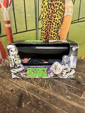 VINTAGE BATTERY OPERATED SPOOKY COFFIN HALLOWEEN DECOR PROP VAMPIRE DRACULA RARE picture