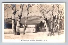 White Mt NH-New Hampshire, Mt Chocorua in Winter, Antique Vintage Postcard picture