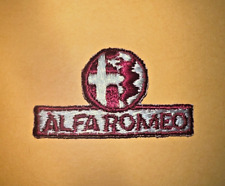 Vintage Alfa Romeo patch, Micro Alfa Romeo patch, Small sew on Alfa Romeo patch picture
