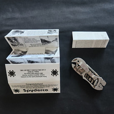 ORIGINAL SPYDERCO T01P SPYDERENCH MULTITOOL PLAIN BLADE USA STAMP & INSTRUCTIONS picture