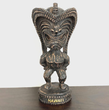 Vintage Lucky Tiki Figure Statue Hawaii Tiki Retro 1998 Hapawood Resin 7