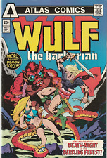 WULF THE BARBARIAN #4   HARD TO FIND LAST ISSUE  ATLAS COMICS  1975  NICE picture