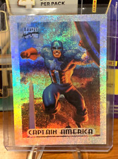 1994 Marvel Masterpieces 1 of 10 Captain America Silver Holofoil NM picture
