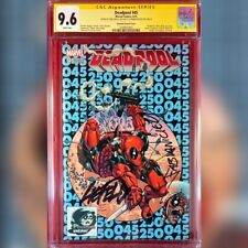 DEADPOOL #45 PHANTOM VARIANT COVER CGC 9.6 SS SIGNED ROB LIEFELD FABIAN NICIEZA picture