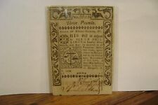 Colonial Currency - FR RI-301 - May 1786 - Paper Money picture