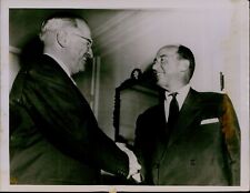 GA54 1953 Original Al Phillips Photo FIRST MEETING SINCE NOVEMBER Harry Truman picture