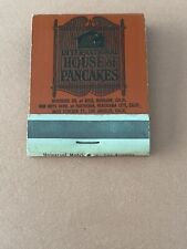 1960’s International House Of Pancakes Matchbook  ￼full NRMT CONDITION RARE picture