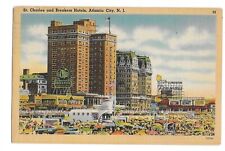 St. Charles and Breakers Hotel, Atlantic City NJ, Linen Postcards picture