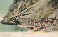 c1903 Catalan Bay from North Gibraltar Alboran Sea Unused Vintage Postcard picture