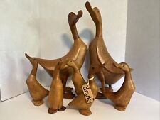 DCUK Wooden Ducks Set Of 7 (2 Adults, 5 Ducklings) picture