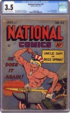 National Comics #33 CGC 3.5 1943 3695600020 picture