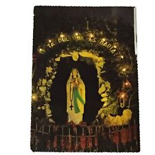 Vintage Lourdes Grotto, Baguio City, Philippines Postcard Postmarked 1972 picture