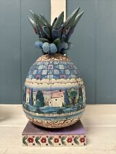 2006 Jim Shore Heartwood Creek Large Pineapple “Welcome All” Figurine #4007666 picture