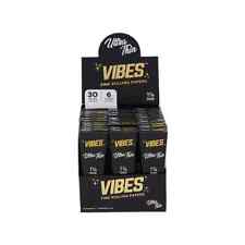 VIBES CONES ULTRA THIN 1 1/4 BOX OF 30 PACKS (FREE SHIPPING) picture