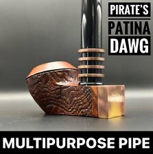 Dagner Pipes PIRATE’S PATINA DAWG Multipurpose Herbal/Tobacco Pipe Unsmoked picture