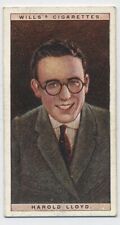 Harold Lloyd Film Star Vintage 1928 Trade Card C38 picture
