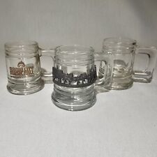 Lot Of 3 Mixed Shot Glasses W/Budweiser Champion Clydesdales Pewter Included EUC picture
