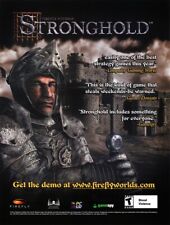 Stronghold PC Original 2003 Ad Authentic Firefly Studios RTS Video Game Promo picture