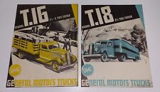 1935 General Motors Trucks GM T.16 & T.18 1.5-2 Ton & 2.5 Ton Two Ads Dealer GMC picture