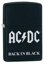 Zippo Windproof Lighter With the AC/DC Logo, Back In Black, 49015, New In Box picture