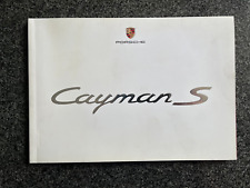 PORSCHE FIRST OFFICIAL CAYMAN S PROMOTIONAL BROCHURE 2005 USA EDITION picture