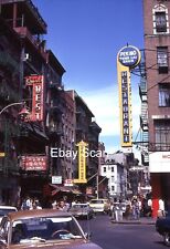 Original 35mm Kodachrome Slide Chinatown Street Scene New York City 1973 picture