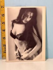1990's Pinup Cheesecake Postcard: B&W Beautiful Claire Forlani picture