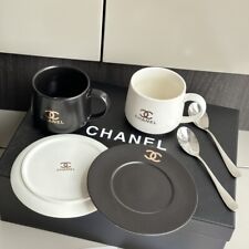 Chanel Porcelain Cup and Saucer Coffee Mug 350ml with Spoon picture