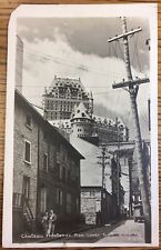 Chateau Frontenac from Lower Town, Quebec City Postcard Posted 1948 3 Cent Stamp picture