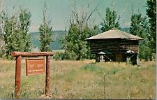 Fort Logan White Sulphur Springs Montana Postcard Sample Billings News Agency picture