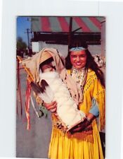 Postcard A Pretty Apache Maiden and Papoose picture