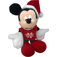 VTG Disney Christmas Mickey Mouse Santa Hat Christmas Sweater 10