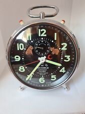 Rare Vintage Wehrle Three In One Mechanical Alarm Clock Made In Germany 1960 picture