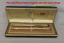 Cross Parasol 12 KT Twist Ballpoint Pen and Pencil Set - #17374R picture