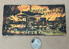 RARE 1884 NEW ORLEANS LA EXPO WORLDS FAIR TRADE CARD LAST DAYS POMPEII PYRODRAMA picture