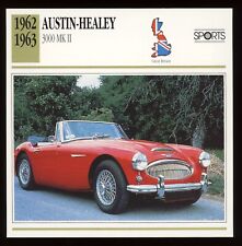1962 - 1963 Austin Healey 3000 MK II  Classic Cars Card picture
