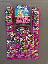 1977 STAR WARS  🟣🔵🟣🟡🔴⚫️🌑 / SEALED - UNOPENED Topps Wax Pack (1); Series 3 picture