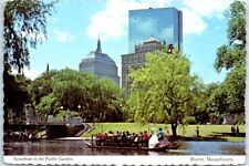 Postcard - Swanboat In The Public Garden - Boston, Massachusetts picture