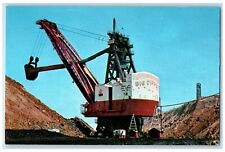c1960's The Big Dipper For Strip Mining Muncie Indiana Unposted Machine Postcard picture
