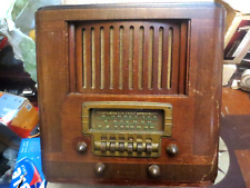 Firestone AIR CHIEF S7403-9 Vintage Tube Radio 1940's Tabletop Wood Case 16 x 15 picture