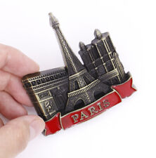 Paris Landmark France Fridge Magnet Bronze 3D Metal Souvenir Gift New picture