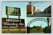 Clyde OH-Ohio, Sherwood Anderson, Antique, Vintage Postcard picture