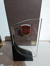 United Parcel Service Glass Logo Plaque Display Pre-owned picture