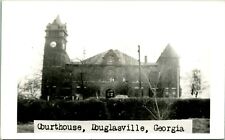 PPC 1940s Douglasville Georgia GA Douglas County Court House UNP Postcard S21 picture