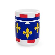 Flag of Centre Val de Loire France 2 - White Coffee Mug picture